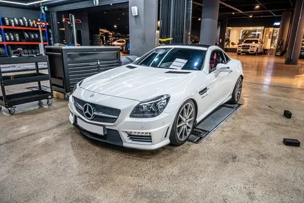 분당 디퍼런셜 오일 교환 벤츠 AMG SLK 55 / 성남시 분당구 서현동