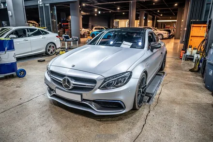 분당 미션오일 교환 벤츠 AMG C63 S 쿠페 / 성남시 분당구 서현동