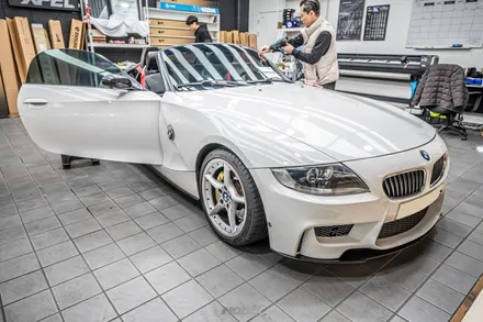 분당 썬팅 재시공 BMW Z4 글라스틴트 세라믹 본드 / 성남시 분당구 서현동