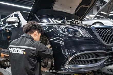 벤츠 마이바흐 S650 메인터넌스 & 워셔액 보조탱크 교환 / 분당 모드개러지 / 성남 분당, 서현, 판교,