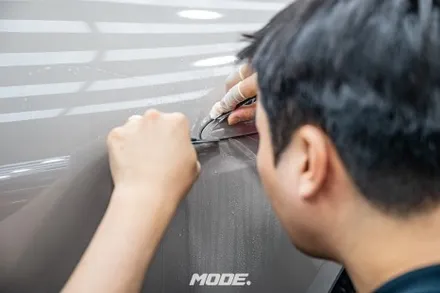 포르쉐 타이칸 전체 PPF는 이렇게 진행됩니다! 분당 모드개러지 / 성남 분당, 서현, 판교,