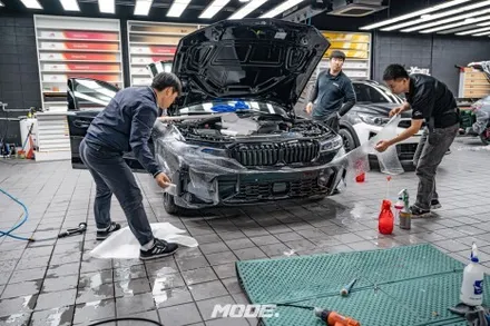BMW 320i 투어링 전체 PPF 작업 도장면 완벽하게 보호하는법 분당 모드개러지 / 성남 분당, 서현, 판교,