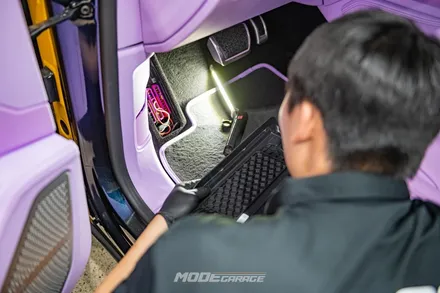 페라리 누유 점검 & 람보르기니 파츠 장착 / 분당 모드개러지 / 성남 분당, 서현, 판교,