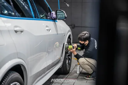 BMW X5 M30d 정밀 광택 & 유리막코팅 / 분당 모드개러지 / 성남 분당, 서현, 판교,