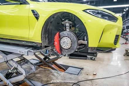 BMW G83 M4 컴페티션 컨버터블 메인터넌스 & 윈터타이어 교체 / 분당 모드개러지 / 성남 분당, 서현, 판교,