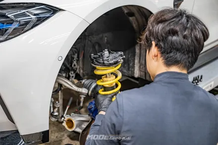 BMW G82 M4 KW V4 서스펜션 교체 & 휠 얼라인먼트 / 분당 모드개러지 / 성남 분당, 서현, 판교,
