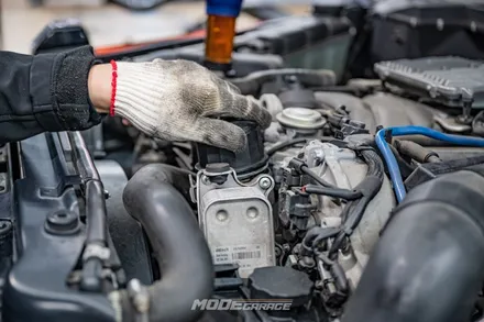 벤츠 지바겐 G500 카브리올레 엔진오일 & 미션오일 교환 / 분당 모드개러지 / 성남 분당, 서현, 판교,