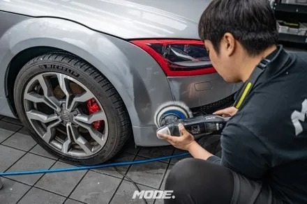 아우디 TT 전체 광택 루프스킨 랩핑 작업과정! 분당 모드개러지 / 성남 분당, 서현, 판교,