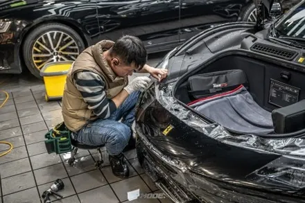 분당 PPF 페라리 296 GTS 스크래치? 처음부터 막는 게 답입니다 / 성남시 분당구 서현동