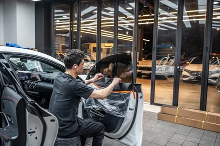 분당 썬팅 벤츠 AMG CLA 45S 열 차단부터 프라이버시까지! / 성남시 분당구 서현동
