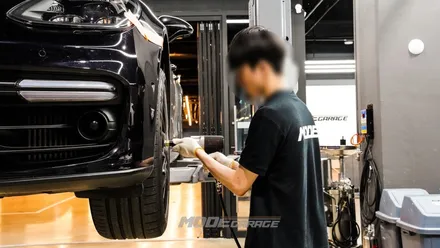 포르쉐 파나메라 GTS / 엔진오일필터 교체 및 교환 / 브래이크 패드 교체 및 디테일링 / 모드개러지 성남 분당점 / 성남 분당, 서현, 판교,