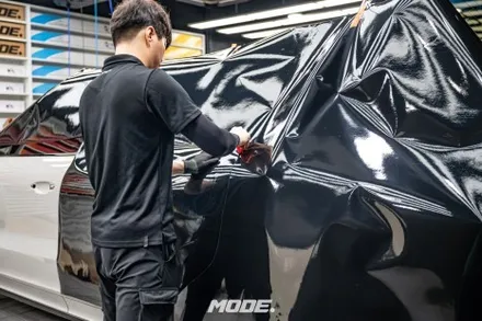 포르쉐 카이엔 터보 3M 전체랩핑 작업기! 카이엔 감쪽같이 변신시키기 분당 모드개러지 / 성남 분당, 서현, 판교,