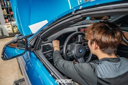 BMW 430i 컨버터블 메인터넌스! 겨울맞이 메인터넌스 파트존으로 빠르게! 분당 모드개러지 / 성남 분당, 서현, 판교,