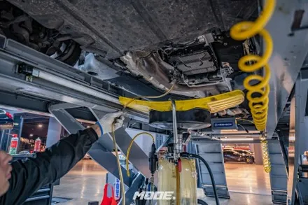 벤츠 S500 미션오일 교환! 더욱 부드러운 승차감을 위해 분당 모드개러지