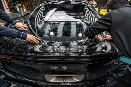 분당 PPF 페라리 296 GTS 스크래치? 처음부터 막는 게 답입니다 / 성남시 분당구 서현동