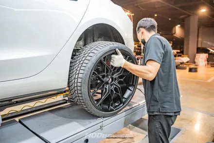 분당 테슬라 모델3 휠튜닝 / HRE FF10 20인치 / 모드개러지에서 / 성남 분당, 서현, 판교,