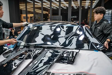 벤츠 E450 AMG 쿠페 하버캠프 세라믹본드 썬팅 재시공 X 정밀광택 작업 / 분당 모드개러지 / 성남 분당, 서현, 판교,