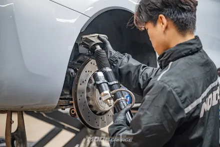 BMW M2 BC 레이싱 2WAY 서스펜션 교체 & 휠 타이어 교체 / 분당 모드개러지 / 성남 분당, 서현, 판교,