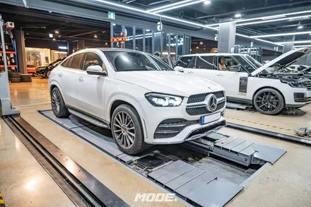 분당 휠 얼라인먼트 / 엔진오일 교환 / 벤츠 GLE 400d 쿠페 / 모드개러지 / 성남 분당, 서현, 판교,