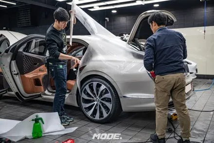 벤틀리 플라잉스퍼 전체 PPF 작업과정! 완벽하게 도장면 보호하기 분당 모드개러지 / 성남 분당, 서현, 판교,