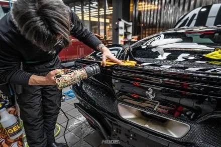 분당 PPF 페라리 296 GTS 스크래치? 처음부터 막는 게 답입니다 / 성남시 분당구 서현동