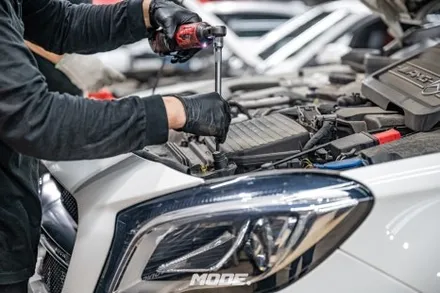 분당 엔진오일 교환 / 벤츠 GLA 45 AMG / 모드개러지 / 성남 분당, 서현, 판교,