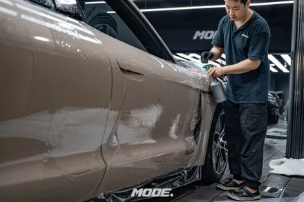 포르쉐 타이칸 전체 PPF는 이렇게 진행됩니다! 분당 모드개러지 / 성남 분당, 서현, 판교,