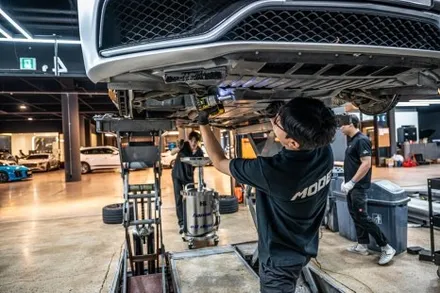 분당 미션오일 교환 벤츠 AMG C63 S 쿠페 / 성남시 분당구 서현동