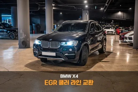 분당 EGR 쿨러 라인 교환 BMW X4 누수 원인과 해결 방법 / 성남시 분당구 서현동