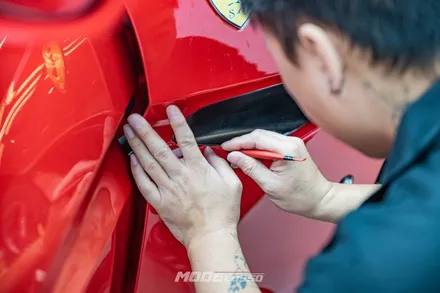 페라리 포르토피노 M 본넷 워터스팟 제거 & 부분 PPF 시공 / 분당 모드개러지 / 성남 분당, 서현, 판교,