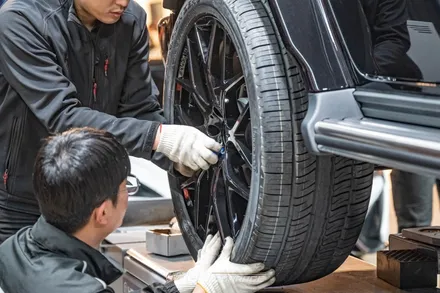 벤츠 지바겐 G63 AMG 만소리 휠 교체 / H&R허브스페이스 장착 / 분당 모드개러지 / 성남 분당, 서현, 판교,