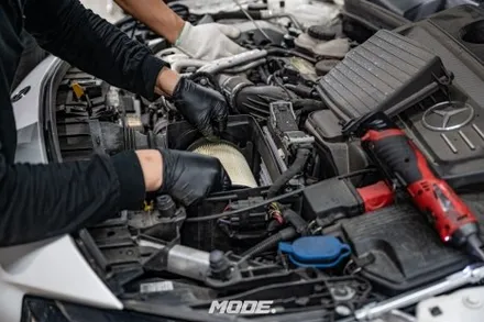 분당 엔진오일 교환 / 벤츠 GLA 45 AMG / 모드개러지 / 성남 분당, 서현, 판교,