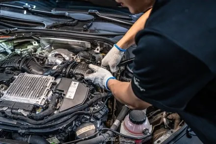 분당 엔진마운트 교환 벤츠 S350d / 성남시 분당구 서현동