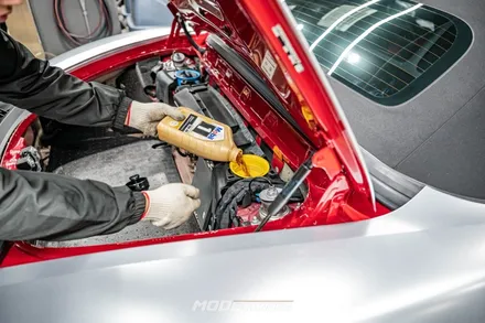 포르쉐 718 박스터 4.0 GTS 엔진오일 & 오일필터 교환 / 분당 모드개러지 / 성남 분당, 서현, 판교,