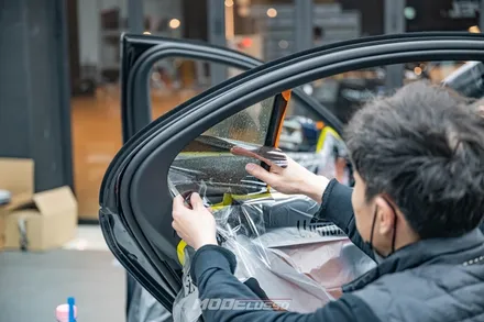 벤츠 C300 4MATIC 하버캠프 세라믹본드 썬팅 신차패키지 / 분당 모드개러지 / 성남 분당, 서현, 판교,