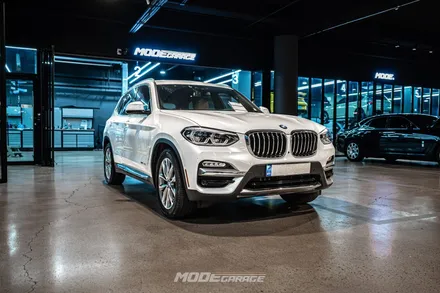 BMW X3 모빌 엔진오일 & 오일필터 교환 / 분당 모드개러지 / 성남 분당, 서현, 판교,