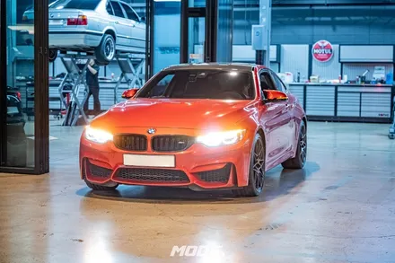 분당 디퍼런셜 오일 교환 정비 손세차 BMW F82 M4 / 성남 분당, 서현, 판교,