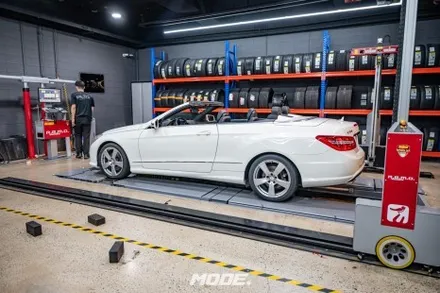벤츠 E350 카브리올레 PPF와 휠 얼라인먼트를 한 장소에서 동시에?? / 성남 분당, 서현, 판교,