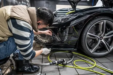 분당 PPF 페라리 296 GTS 스크래치? 처음부터 막는 게 답입니다 / 성남시 분당구 서현동