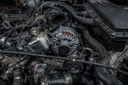 분당 알터네이터 교환 BMW 320d 겉벨트 웜기어 교환 전기부터 조향까지, 핵심 3종 정비 / 성남시 분당구 서현동