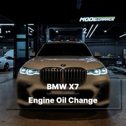 [분당 모드개러지] BMW X7 엔진오일 교환 / 성남시 분당구 서현동