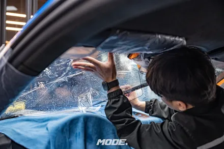 분당 썬팅 재시공 / 포르쉐 911 GT3 / 모드개러지 / 성남 분당, 서현, 판교,