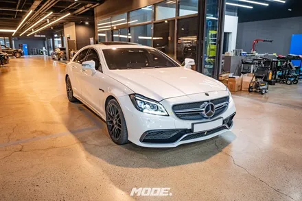 벤츠 AMG CLS 63S 메인터넌스! 엔진 디퍼런셜 오일 완벽하게 교환하기 분당 모드개러 / 성남 분당, 서현, 판교,