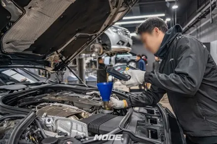 분당 엔진오일 교환 벤츠 S500 메인터넌스 / 성남 분당, 서현, 판교,