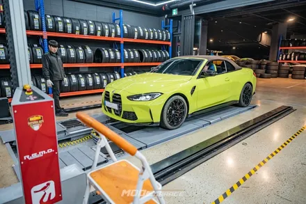 BMW G83 M4 컴페티션 컨버터블 메인터넌스 & 윈터타이어 교체 / 분당 모드개러지 / 성남 분당, 서현, 판교,