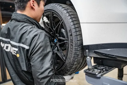 BMW G82 M4 KW V4 서스펜션 교체 & 휠 얼라인먼트 / 분당 모드개러지 / 성남 분당, 서현, 판교,