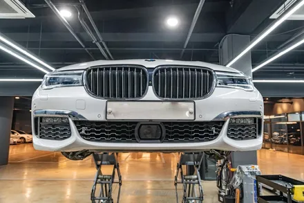 분당 미션오일 교환 / 서스펜션 교환 / 휠 얼라인먼트 / BMW 740 Li / 모드개러지 성남 분당점 / 성남 분당, 서현, 판교,