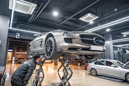 벤츠 SLS AMG 디퍼런셜 오일 & 미션 오일 교환 / 분당 모드개러지 / 성남 분당, 서현, 판교,