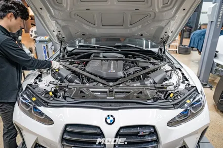 분당 서스펜션 튜닝 / BMW M4 / KW 캠버플레이트 교체 / 모드개러지 / 성남 분당, 서현, 판교,