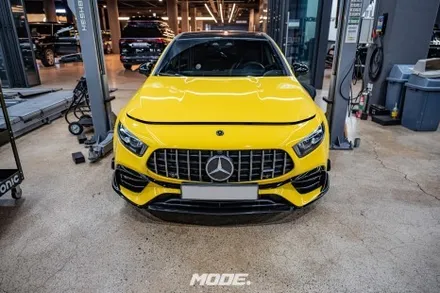 벤츠 AMG A45 엔진오일 교환 작업기! 고성능 차량에는 모튤 엔진오일!! 분당 모드개러지 / 성남 분당, 서현, 판교,
